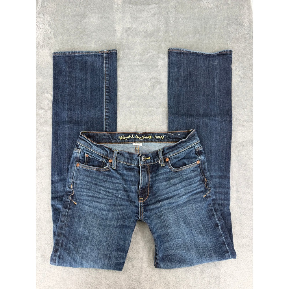 Y2K 2000s Western Cowgirl Downtown Paris Hilton Low-Rise Bootcut Flare Jeans 27